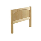 100-001 : Component Twin Panel Bed End Low/Low, Natural