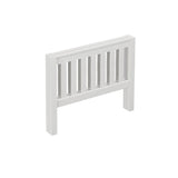 141-002 : Component Twin Slat Bed End Med - White