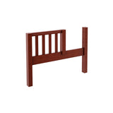 1732-003 : Component Twin Bed End with Opening, Chestnut