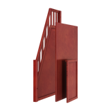1751-003 : Component High Loft Banister and Panels, Chestnut