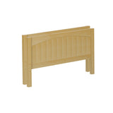 340-001 : Component Full Panel Bed End Med/Med, Natural