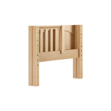 600-001 : Component BX Panel Bed End & Bed w/ Opening (Twin), Natural