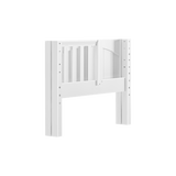 600-002 : Component BX Panel Bed End & Bed w/ Opening (Twin), White