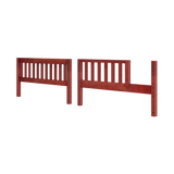 651-003 : Component BX Slat Bed End & Bed w/ Opening (Full), Chestnut