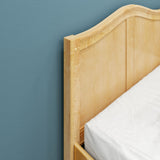 1040 NC : Kids Beds Twin Basic Bed - Medium, Curved, Natural