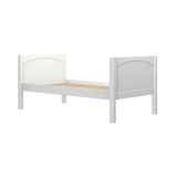 1040 WP : Kids Beds Twin Basic Bed - Medium, Panel, White