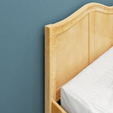 1040 XL NC : Kids Beds Twin XL Basic Bed - Medium, Curved, Natural