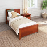 1160 CP : Kids Beds Twin Traditional Bed, Panel, Chestnut