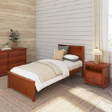 1160 XL CP : Kids Beds Twin XL Traditional Bed, Panel, Chestnut