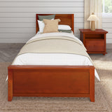 1160 XL CP : Kids Beds Twin XL Traditional Bed, Panel, Chestnut