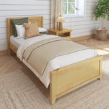 1160 XL NP : Kids Beds Twin XL Traditional Bed, Panel, Natural