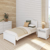 1160 XL WC : Kids Beds Twin XL Traditional Bed, Curve, White