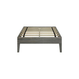 130220-185 : Single Beds Twin-Size Platform Bed, Driftwood