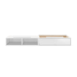 1636-002 : Accessories Underbed Cubby & Drawer - White