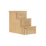 1730-001 : Component Staircase Frame with Drawers, Natural
