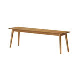 2000314000-007 : Dining Bench Mid Century Modern Bench (60in / 1492mm), Pecan