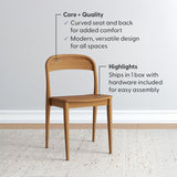 2000389200-007 : Dining Chair Loar Dining Chair, Pecan