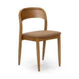 2000390200-447 : Dining Chair Loar Upholstered Dining Chair, Pecan/Toffee PU Leather (1907-13)