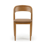 2000390200-447 : Dining Chair Loar Upholstered Dining Chair, Pecan/Toffee PU Leather (1907-13)