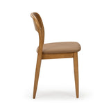 2000390200-447 : Dining Chair Loar Upholstered Dining Chair, Pecan/Toffee PU Leather (1907-13)
