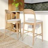 2000390300-413 : Counter Chair Loar Upholstered Counter Stool, Blonde/Sesame (PU 1907-1)