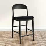 2000390300-440 : Counter Chair Loar Upholstered Counter Stool, Black/Black (PU ST-04)