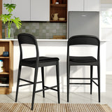 2000390300-440 : Counter Chair Loar Upholstered Counter Stool, Black/Black (PU ST-04)