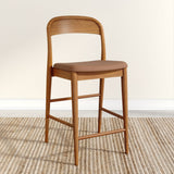 2000390300-447 : Counter Chair Loar Upholstered Counter Stool, Pecan/Toffee (PU 1907-13)