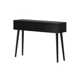 2000409000-170 : Console Table Mid Century Modern Console Table with Pulldown and Black Handles (46in / 1170mm), Black