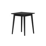 2000513000-170 : Side Table Mid Century Modern Square Side Table (20in x 20in / 510mm x 510mm), Black