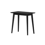 2000514000-170 : Side Table Mid Century Modern Rectangular Side Table (24in x 15in / 630mm x 375mm), Black