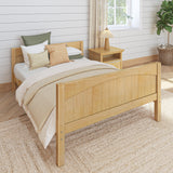 2000 NP : Kids Beds Full Basic Bed - Low, Panel, Natural