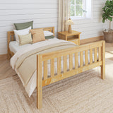 2000 NS : Kids Beds Full Basic Bed - Low, Slat, Natural