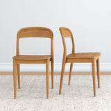 2020389200-007 : Dining Chair Loar Dining Chair (2 pack), Pecan