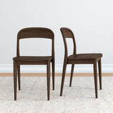 2020389200-008 : Dining Chair Loar Dining Chair (2 pack), Walnut