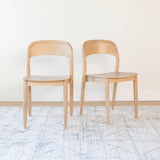 2020389200-010 : Dining Chair Loar Dining Chair (2 pack), Blonde