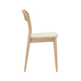 2020390200-413 : Dining Chair Loar Upholstered Dining Chair (2 pack), Blonde/Sesame PU Leather (1907-1)