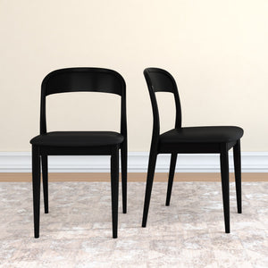 2000390200-413 : Dining Chair Loar Upholstered Dining Chair, Blonde/Sesame PU Leather (1907-1)