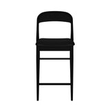 2020390300-440 : Counter Chair Loar Upholstered Counter Stool (2 Pack), Black/Black (PU ST-04)