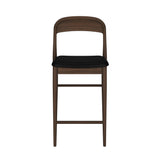 2020390300-448 : Counter Chair Loar Upholstered Counter Stool (2 Pack), Walnut/Black (PU ST-04)