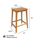2800327000-007 : Counter Chair Smythe Stool Counter Height (24in), Pecan