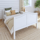 2040 XL WC : Kids Beds Full XL Basic Bed - Medium, Curve, White