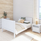 2060 XL WP : Kids Beds Full XL Basic Bed - High, Panel, White