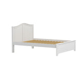 2160 WC : Kids Beds Full Traditional Bed, Curve, White