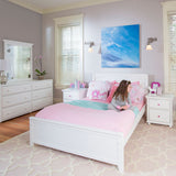 2160 WP : Kids Beds Full Traditional Bed, Panel, White