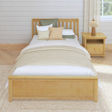 2160 XL NS : Kids Beds Full XL Traditional Bed, Slat, Natural