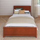2160 XL TR CP : Starter Bed Full XL Traditional Bed with Trundle, Panel, Chestnut