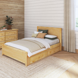 2160 XL UU CP : Kids Beds Full XL Traditional Bed with Underbed Dresser, Panel, Chestnut