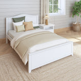 2160 XL WC : Kids Beds Full XL Traditional Bed, Curved, White