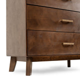 220005-008 : Furniture Duo 5-Drawer Dresser, Walnut